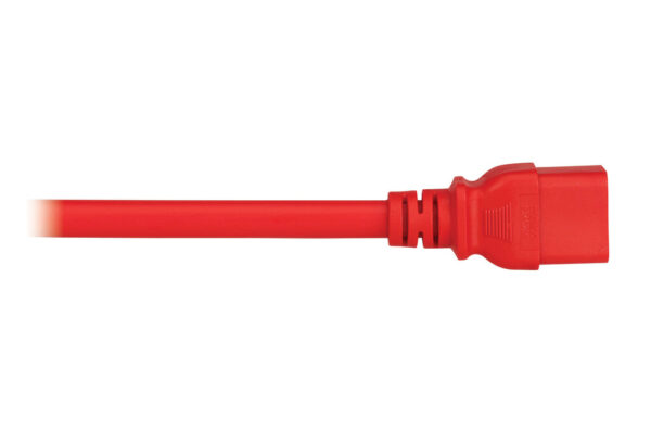 Tripp Lite series PDU Power Cords, C19 to P-Lock C20 - Heavy-Duty, 20A, 250V, 12 AWG, 6 ft. (1.8 m), Red, 6 Pack