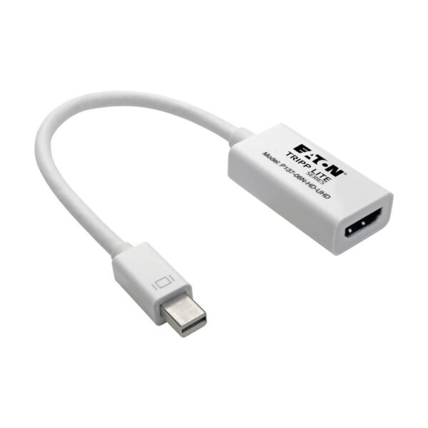 Tripp Lite series Keyspan Mini DisplayPort to HDMI Active Adapter Video Converter (M/F) - 4K, DP1.2, 6 in.