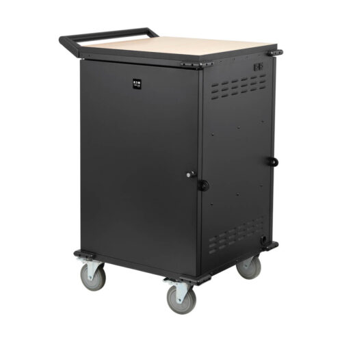 Tripp Lite series Locking Storage Cart for Mobile Devices and AV Equipment - Black
