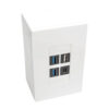 Tripp Lite series Single-Gang Surface-Mount Back Box, White, TAA