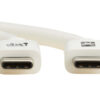 Tripp Lite series USB4 20Gbps Cable (M/M) - USB-C, 4K 60 Hz, 240W PD Charging, White, 2 m (6.6 ft.)