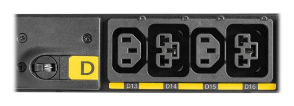 Eaton Universal-Input Metered PDU G4, 208V and 415/240V, 24 Outlets, Input Cable Sold Separately, 0U Vertical