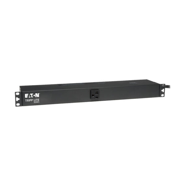 Tripp Lite series 2.4kW Single-Phase 120V Basic PDU, 13 NEMA 5-15/20R Outlets, NEMA 5-20P Input, 15 ft. (4.57 m) Cord, 1U Rack-Mount