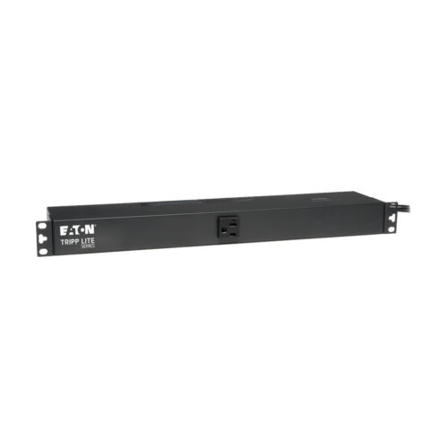 Tripp Lite series 2.4kW Single-Phase 120V Basic PDU, 13 NEMA 5-15/20R Outlets, NEMA L5-20P Input, 15 ft. (4.57 m) Cord, 1U Rack-Mount