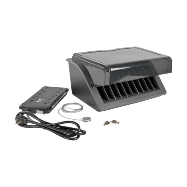 Tripp Lite series 10-Device Desktop AC Charging Station with Surge Protector for Tablets, Laptops and E-Readers