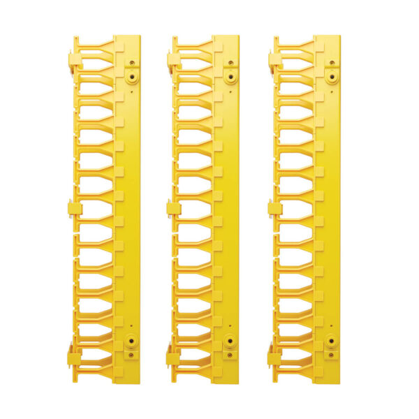 3cdf4a94a1695fcf9a0f8fe9cd9da6ca Tripp Lite series High-Capacity Vertical Cable Manager - Double Finger Duct, Yellow, 6 ft. (1.8 m)