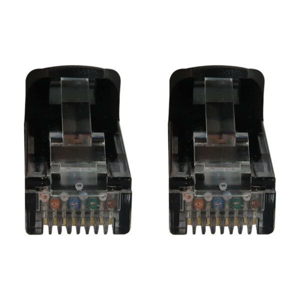 Tripp Lite series Cat6a 10G Snagless Molded UTP Ethernet Cable (RJ45 M/M), PoE, Black, 2 ft. (0.6 m)