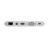 Tripp Lite series USB-C Dock, Dual Display - 4K HDMI/mDP, VGA, USB 3.x (5Gbps), USB-A/C Hub, GbE, Memory Card, 100W PD Charging