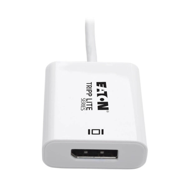 3d1b09cffb1f87fb3a76b68f1e663053 Tripp Lite series USB-C to DisplayPort Active Adapter Cable with Equalizer (M/F), UHD 8K, HDR, DP 1.4, White, 6 in. (15.2 cm)