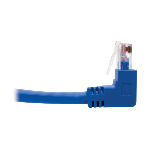 3d27aa074d09834656bf9981d89631cf Tripp Lite series Up/Down-Angle Cat6 Gigabit Molded UTP Ethernet Cable (RJ45 Up-Angle M to RJ45 Down-Angle M), Blue, 4 ft. (1.22 m)