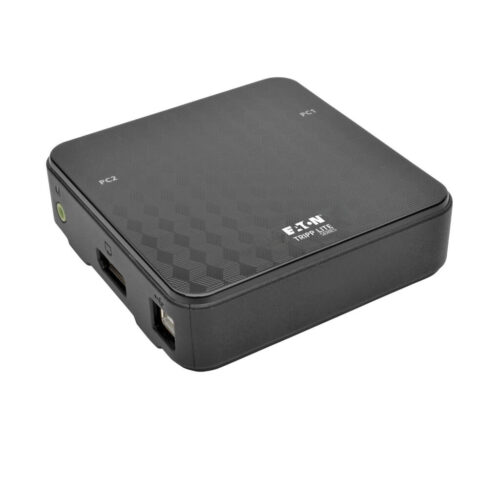 Tripp Lite series 2-Port DisplayPort KVM Switch 4K 60 Hz with Audio, Cables and USB Peripheral Sharing