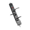 Tripp Lite series Protect It! 7-Outlet Surge Protector, 6 ft. (1.83 m) Cord, 1080 Joules, Modem/Fax Protection, Black Housing