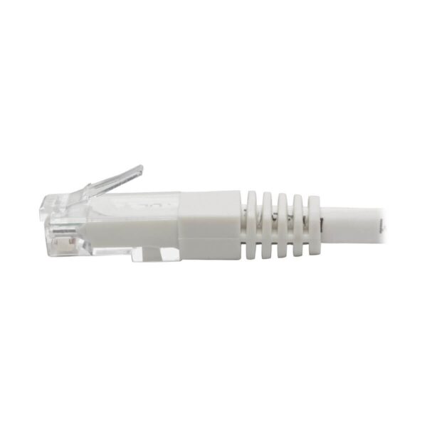 Tripp Lite series Cat6 Gigabit Molded (UTP) Ethernet Cable (RJ45 M/M), PoE, White, 3 ft. (0.91 m)