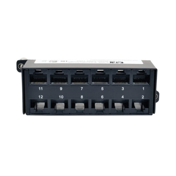 3d71f29107d510d3c5cd7d919d3e784d Tripp Lite series Cat6a Pass-Through Cassette - (x12) RJ45 - N484-12RJ
