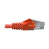 3d8f689408315d59c49cf3fd56a2bc98-1 Tripp Lite series Cat5e 350 MHz Snagless Molded (UTP) Ethernet Cable (RJ45 M/M), PoE - Orange, 14 ft. (4.27 m)