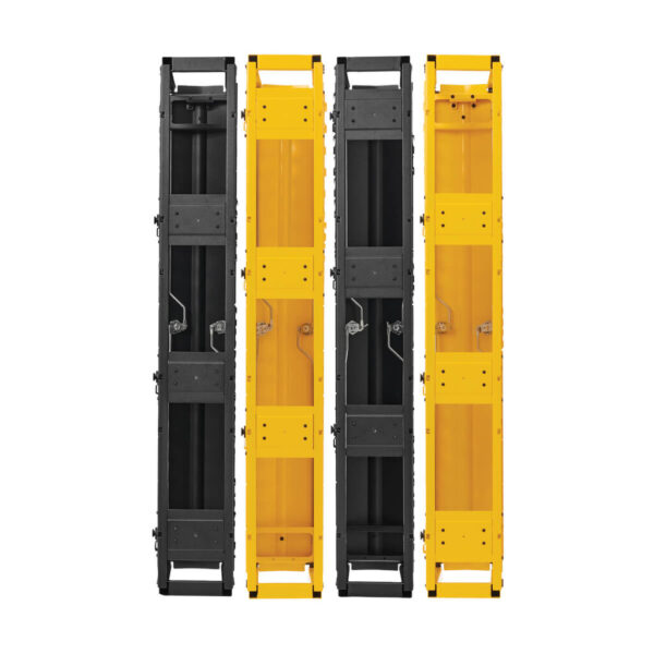 3dc4dc5501466fc9e7688a4f5f80e82b Tripp Lite series High-Capacity Vertical Cable Manager - Deep Double Finger Duct with Cover, Double Sided, 6 in. Wide, Yellow/Black, 7 ft. (2.2 m)
