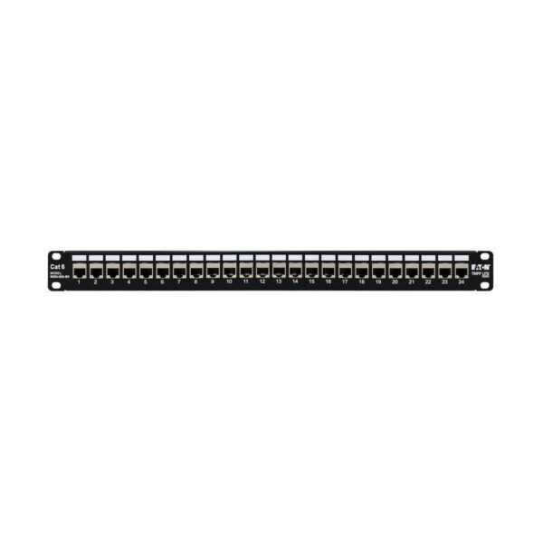 3dc8232fdf431ebe23f8405fc8fa2174 Tripp Lite series 24-Port 1U Rack-Mount STP Shielded Cat6 /Cat5 Feedthrough Patch Panel, RJ45 Ethernet, TAA