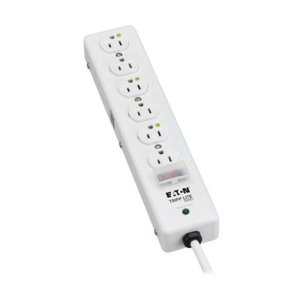 3dd6847efaf26897fca7ffa10fc36a44 Tripp Lite series Hospital-Grade Surge Protector with 6 Hospital-Grade Outlets, 6 ft. (1.83 m) Cord, 1050 Joules, UL 1363, Not for Patient-Care Rooms