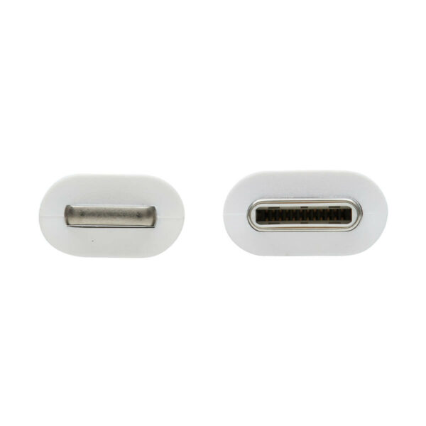 Tripp Lite series Safe-IT USB-C to Lightning Sync/Charge Antibacterial Cable (M/M), MFi Certified, White, 2 m (6.6 ft.)