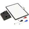 3de54e49b4565bd08d0ef90003ddb1e7 Tripp Lite series Magnetic Dry-Erase Whiteboard with Stand - VESA Mount, 3 Markers (Red/Blue/Black), Black Frame, TAA