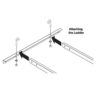 Tripp Lite series SmartRack Hardware Kit - Connects SRCABLELADDER to a wall or Open Frame Rack