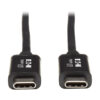 3df02e55823658947e1a52fe09f80ad0 Tripp Lite series Thunderbolt 3 Passive Cable (M/M) - 20 Gbps, 5A 100W Power Delivery, 4K/60 Hz, 1.5 m (5 ft.), Black