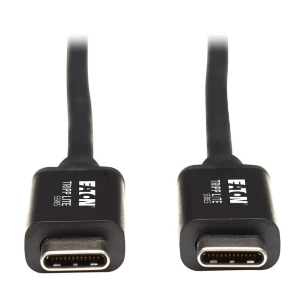 3df02e55823658947e1a52fe09f80ad0 Tripp Lite series Thunderbolt 3 Passive Cable (M/M) - 20 Gbps, 5A 100W Power Delivery, 4K/60 Hz, 1.5 m (5 ft.), Black