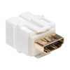 Tripp Lite series HDMI Keystone Wallplate Coupler, White (F/F)