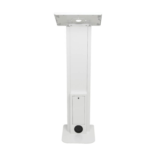 3e42db3fe3347e99378442784a7d30e3 Tripp Lite series Secure Freestanding Tablet Mount Floor Stand for 13 in. Tablets, White