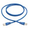 Tripp Lite series Cat6a 10G Snagless Shielded STP Ethernet Cable (RJ45 M/M), PoE, Blue, 6 ft. (1.83 m)