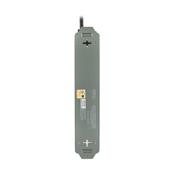 Tripp Lite series Industrial Power Strip, 6 Right-Angle Outlets, 15 ft. (4.6 m) Cord, Mounting Tabs