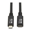 Tripp Lite series USB-C Extension Cable (M/F) - USB 3.2 Gen 1 (5 Gbps), Thunderbolt 3 Compatible, Black, 3 ft. (0.91 m)