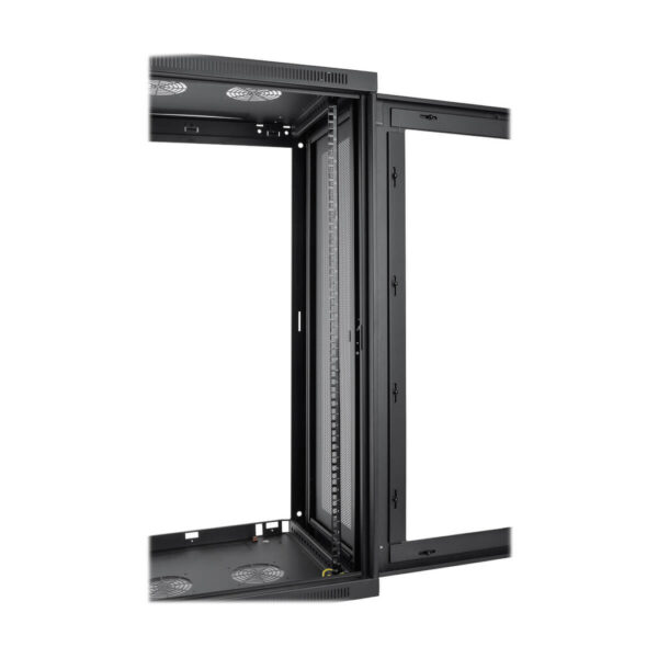 3e883a84ea44cad38b90a4863093e754 Tripp Lite series SmartRack 21U Low-Profile Switch-Depth Wall-Mount Half-Height Rack Enclosure, Clear Acrylic Window