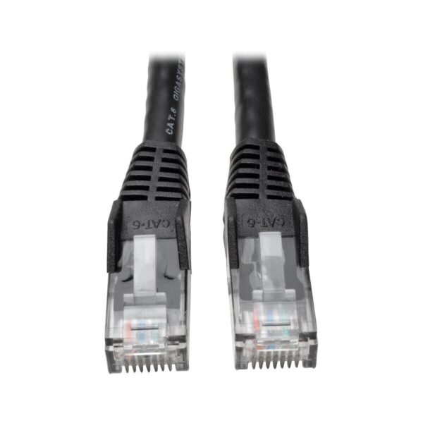 3e8a8ea98997c3cec3e659049d6c1521-12 Tripp Lite series Cat6 Gigabit Snagless Molded (UTP) Ethernet Cable (RJ45 M/M), PoE, Black, 3 ft. (0.91 m)