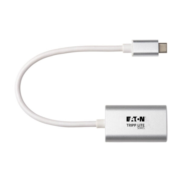 3eba064b93673401a1216b30557e3455 Tripp Lite series 2-Port USB-C to 3.5 mm Stereo Audio Adapter - USB 2.0, Silver