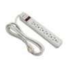 3ec6342c33923b757ffa508621948127 Tripp Lite series Protect It! 6-Outlet Surge Protector, 8 ft. (2.43 m) Cord, 1200 Joules, Low-Profile Right-Angle 5-15P plug