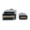 Tripp Lite series USB-C to DisplayPort Active Adapter Cable (M/M), 4K 60 Hz, 6 ft. (1.8 m)