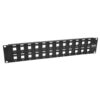 3ef458bedae2e22363739d3c12575754 Tripp Lite series 24-Port 2U Rack-Mount Unshielded Blank Keystone/Multimedia Patch Panel, RJ45 Ethernet, USB, HDMI, Cat5e/6