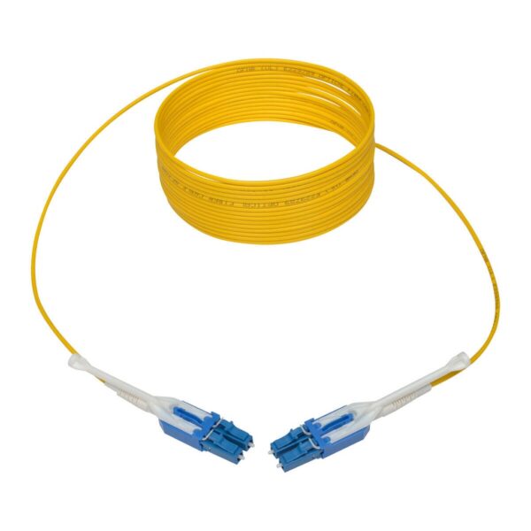 3ef5eac4e1fb7c422e2a562c39eb8440 Tripp Lite series Duplex Singlemode 9/125 Fiber Patch Cable (LC/LC), Push/Pull Tabs, 5 m (16 ft.)