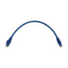Tripp Lite series Cat6a 10G Snagless Molded UTP Ethernet Cable (RJ45 M/M), PoE, Blue, 1 ft. (0.3 m)
