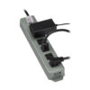Tripp Lite series Industrial Power Strip, 6 Right-Angle Outlets, 15 ft. (4.6 m) Cord, Mounting Tabs
