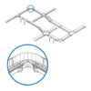 Tripp Lite series Toolless Horizontal 90-Degree Elbow for Fiber Routing System, 120 mm (5 in.)