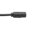 3f20ca30b041913db6570b7d7690203c Tripp Lite series Power Cord Splitter, C14 to 2xC13 PDU Style - 10A, 250V, 18 AWG, 18-in. (45.72 cm), Black