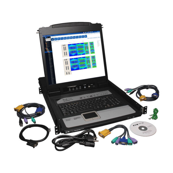 Tripp Lite series NetDirector 16-Port 1U Rack-Mount Console IP KVM Switch with 19 in. LCD