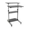 Tripp Lite series Rolling Desk TV/Monitor Cart - Height Adjustable