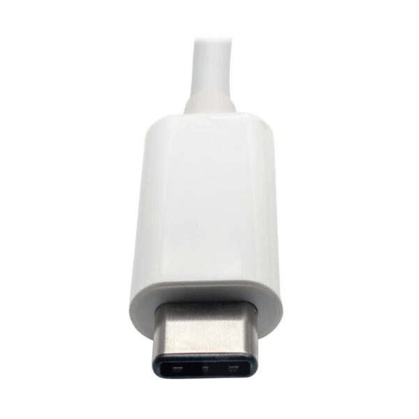 Tripp Lite series USB-C to HDMI Adapter with PD Charging, HDCP, White
