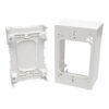 Tripp Lite series Single-Gang Surface-Mount Back Box, White, TAA