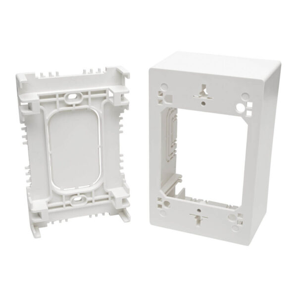 Tripp Lite series Single-Gang Surface-Mount Back Box, White, TAA