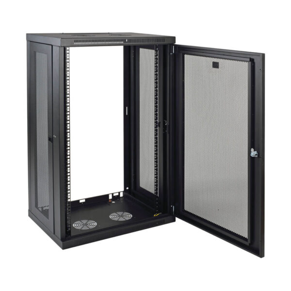 Tripp Lite series SmartRack 21U Low-Profile Switch-Depth Wall-Mount Half-Height Rack Enclosure
