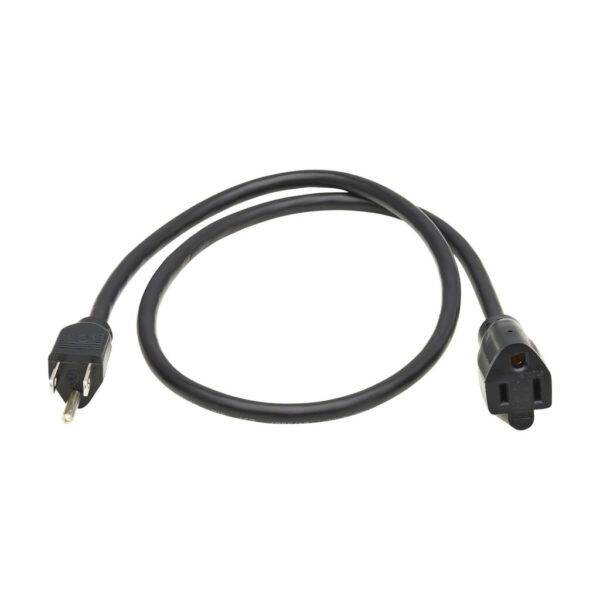 3fb3814d42057c9363f1670c0fc90ab2 Tripp Lite series Power Extension Cord, NEMA 5-15P to NEMA 5-15R - 13A, 120V, 16 AWG, 3 ft. (0.9 m), Black